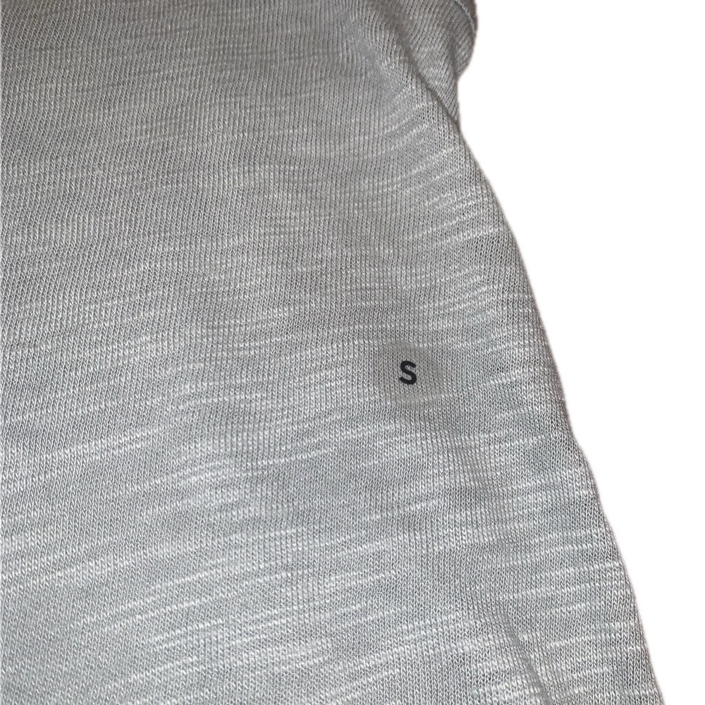 NWOT American Eagle Outfitters AE Sage Green Ruffle Peplum Hem V Neck Tank Top S - Picture 3 of 11